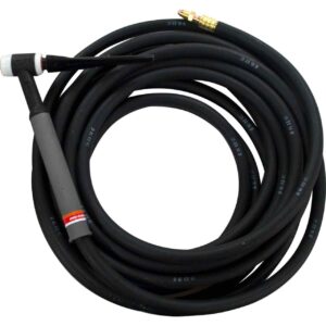Lincoln Electric PTA-17 TIG - Antorcha para soldadura TIG refrigerada por aire, cabeza rígida de antorcha - 25 pies, cable de 1 pieza - K1782-3
