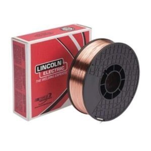 LINCOLN ELECTRIC CO ER70S-6 L-56, 12.5 LB Mild Steel Mig Welding Premium Copper Coated Mig Wire