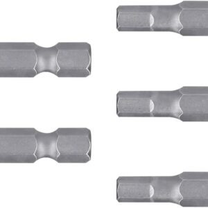 Truper Expert PUDE-7218, Estuche con 5 puntas hexagonales de 3/16mm largo 2"