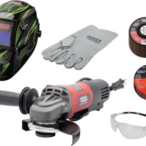 Lincoln Electric - Kit de amoladora angular de 11 amperios con accesorios
