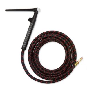 Lincoln Electric Caliber 9 Series TIG - Antorcha para soldadura TIG refrigerada por aire, cabezal de antorcha flexible/de válvula, cable de 25 pies, K4844-9FV-2