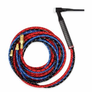 Lincoln Electric Caliber 18 Series TIG Antorcha | para soldadura refrigerada por agua | Cabeza flexible | 12.5 pies, 1 cable | K4843-18F-1