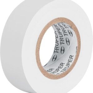 Truper M-22B, Cintas de aislar, 9 m x 19 mm, blanca