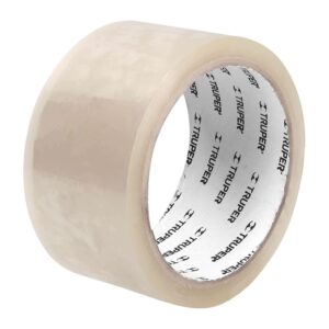 Truper CTR-40, Cinta adhesiva de empaque, 40m, transparente