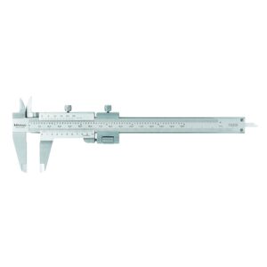 Mitutoyo 532-119 - Calibre Vernier, acero inoxidable, pulgadas/métrico, rango de 0-5 pulgadas, precisión de +/-0 pulgadas, resolución de 0.000 pulgadas