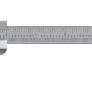 Mitutoyo 530-105 - Calibres Vernier, acero inoxidable, para mediciones interiores, exteriores, profundidad y pasos, pulgadas, rango de 0.000 a 6 pulgadas, precisión de +/-0.000 pulgadas, resolución de