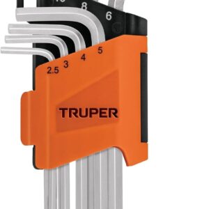 Truper ALE-7M, Juego de 7 llaves Allen milimétricas con organizador