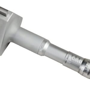 Mitutoyo 368-877 Holtest (Type ll) Vernier Inside Micrometer, Three-Point, 7-8" Range, 0.0002" Graduation, -0.00025" Accuracy