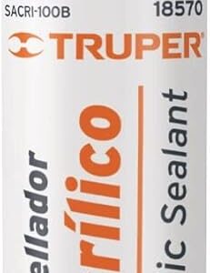 Truper SACRI-100B, Sellador acrílico, 280 ml, blanco