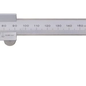 Mitutoyo 536 Serie - Calibre vernier (acero inoxidable, punta métrica, para mediciones interiores), Adentro, 70-600mm