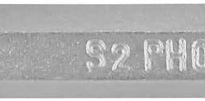 Truper Expert PUDE-1300, Estuche con 5 puntas de cruz PH0 largo 3"