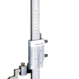 Mitutoyo Calibre de altura Vernier 514-103, rango de 0-12 pulgadas, resolución de 0,000 pulgadas, precisión de +/-0,000 pulgadas, masa de 3,1 kg