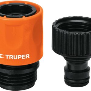 Truper CLICK-GR, Conector rápido, grifo-manguera, 3/4"