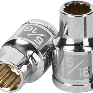 Truper D-3810, Dado de 12 puntas, cuadro 3/8" de 5/16"