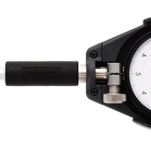 Mitutoyo 526-123-20 Medidor de orificio, rango de 4 a 0.7 pulgadas, precisión de 0.000 pulgadas, graduación de 0.000 pulgadas, con calibre de dial 2823AB-10