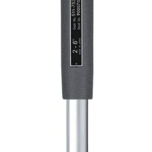 Mitutoyo 511-753-20 Medidor de orificio, rango de 2 a 6 pulgadas, precisión de 0 pulgadas, graduación de 0 pulgadas, con calibre de dial 2923AB-10
