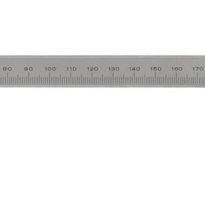 Mitutoyo 536-102 Vernier calibrador, acero inoxidable, mandíbula compensada, rango de 0-200 mm, más /-0,05 mm de precisión, resolución de 0,05 mm