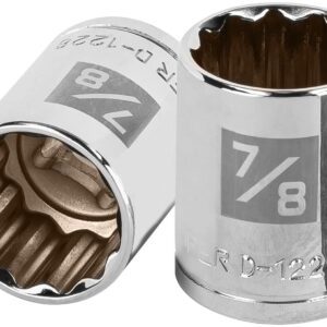 Truper D-1228, Dado de 12 puntas std, 7/8", cuadro 1/2"