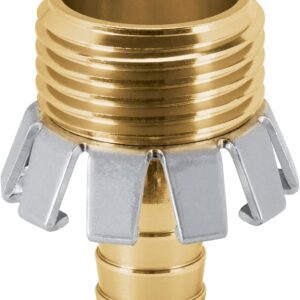 Truper CM-1/2AG, Conector macho tipo garra, de aluminio, para manguera de 1/2"