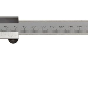 Mitutoyo 536-161 Vernier Caliper, Stainless Steel, Pipe Measuring Jaw, 0-150mm Range, -0.05mm Accuracy, 0.05mm Resolution