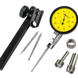 Mitutoyo 513-415-10T DIAL TI, FULL, STD 1.0 mm, 3 μm Accuracy, 0.01 mm, Yellow (Pack of 9)