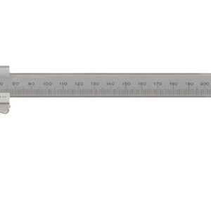 Mitutoyo Calibrador Vernier 531-103, acero inoxidable, rango de 0-300 mm, precisión de +/-0.08 mm, resolución de 0.05 mm