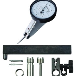 Mitutoyo 513-443-10T Dial TI, completo, inclinable 0.000 pulgadas, precisión 0.000 pulgadas, blanco