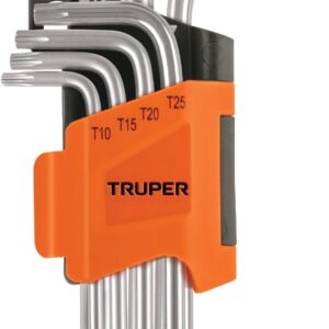 Truper TORX-7C, Juego de llaves Torx, 7 piezas con organizador