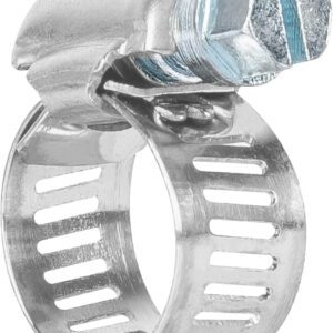 Truper M-4B, Abrazadera de acero inoxidable 3/8" x 1/2", diámetro máximo 5/8"