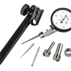 Mitutoyo 513-412-10T Dial TI, completo, STD 0.03", 0,0002" de precisión, 0,0005", blanco (Pack de 9)