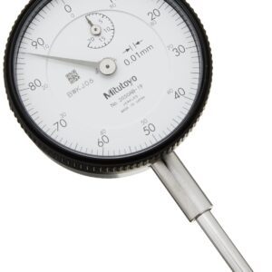 Mitutoyo 2050AB-19 Indicador de dial DG 0.01 Grado, rango de 0-20 mm