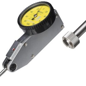 Mitutoyo 513-465-10E Dial TI, BAS, STD COMP 0.2 mm, 1 μm de precisión, 0.002 mm, amarillo (paquete de 5)
