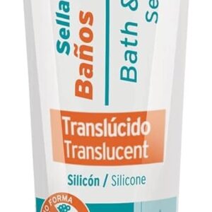 Truper SIL-85BCT, Sellador para baños y cocinas, 85 g, translúcido