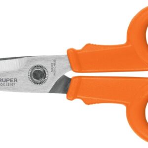 Truper TIOF-5, Tijera para oficina 5-1/2", de acero inoxidable