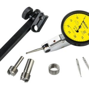 Mitutoyo 513-424-10T DIAL TI, completo, STD 0,5 mm, 3 μm de precisión, 0,01 mm, amarillo
