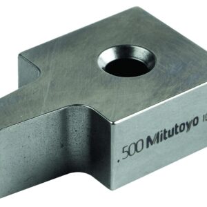 Mitutoyo 619052 Plain Jaw For Square Gage Block, 0.5" Length