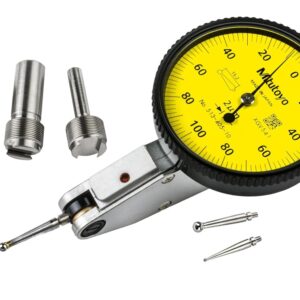 Mitutoyo 513-405-10A Dial TI, MID, STD 0.2 mm, 1 μm de precisión, 0,002 mm, amarillo (Pack de 8)