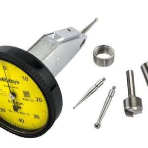 Mitutoyo 513-454-10A DIAL TI, MID, VERT 0.08 mm, 3 μm de precisión, 0.01 mm, amarillo (paquete de 8)