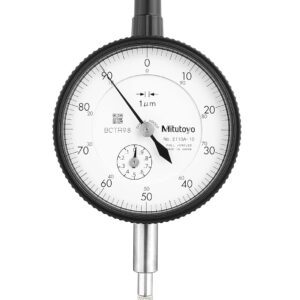 Mitutoyo 2110A-10 Indicador de dial DG 0.001 Grado, rango de 0-1 mm