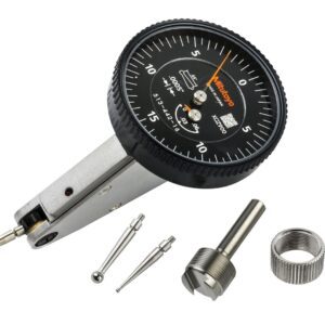 Mitutoyo 513-442-16A Dial TI, MID, TILT 0.06", 0.0002" Precisión, 0.0005", Negro (Paquete de 8)