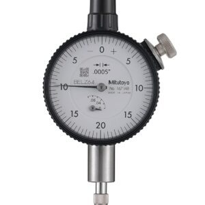 Mitutoyo 1671AB Indicador de dial DG 0005 Grado, rango de 0 a 0,1 pulgadas