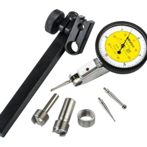 Mitutoyo 513-406-10T DIAL TI, completo, STD 0.03"/0.7 mm, 0.0005"/0.01 mm, amarillo/blanco