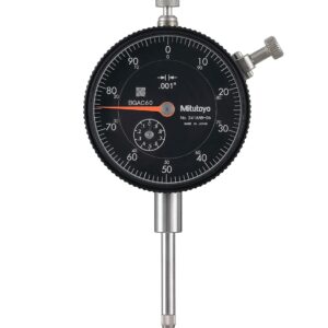 Mitutoyo 2416AB-06 Indicador de esfera DG .001 Grado, rango de 0-1 pulgada