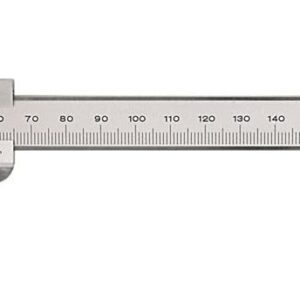 Mitutoyo 536-221 Vernier Caliper, Offset Jaw, 0-150mm Range, -0.05mm Accuracy, 0.05mm Resolution by Mitutoyo