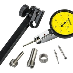 Mitutoyo 513-404-10T DIAL TI, completo, STD .8 mm, precisión de 3 μm, 0,01 mm, amarillo