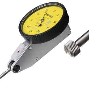 Mitutoyo 513-478-10E DIAL TI, BAS, STD 0,5 mm, precisión de 3 μm, 0,01 mm, amarillo