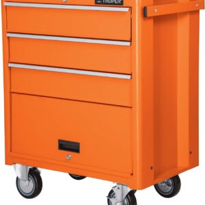 Truper GAMO-4090, Gabinete metálico móvil, 4 cajones, capacidad 90 kg.