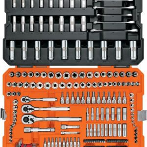 Truper JD-217MP, Juego 217 herramientas 1/4", 3/8" y 1/2" estándar y milimétrico para mecánico
