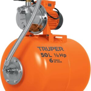 Truper HIDR-1/2X50, Bomba (Equipo hidroneumático) Uso doméstico, 50 Litros