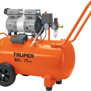 Truper COMP-50Q, Compresor de aire silencioso 2 HP libre de aceite 50 L